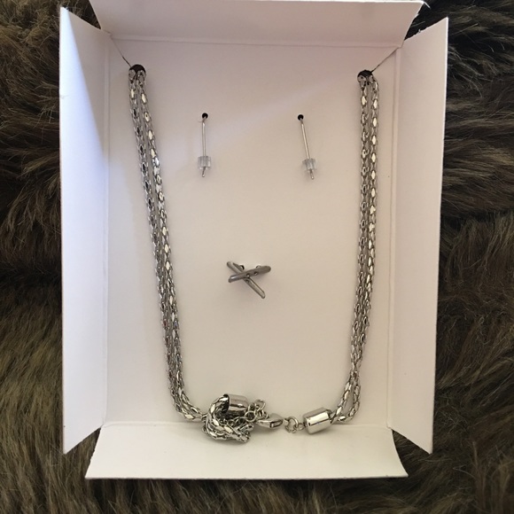 East 5th silver with chrome gem jewelry boxed set - Picture 10 of 10